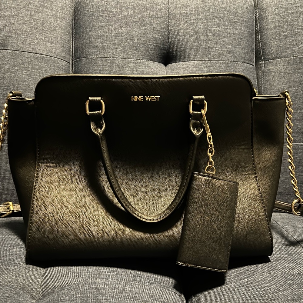 Nine West Black Tote Bag